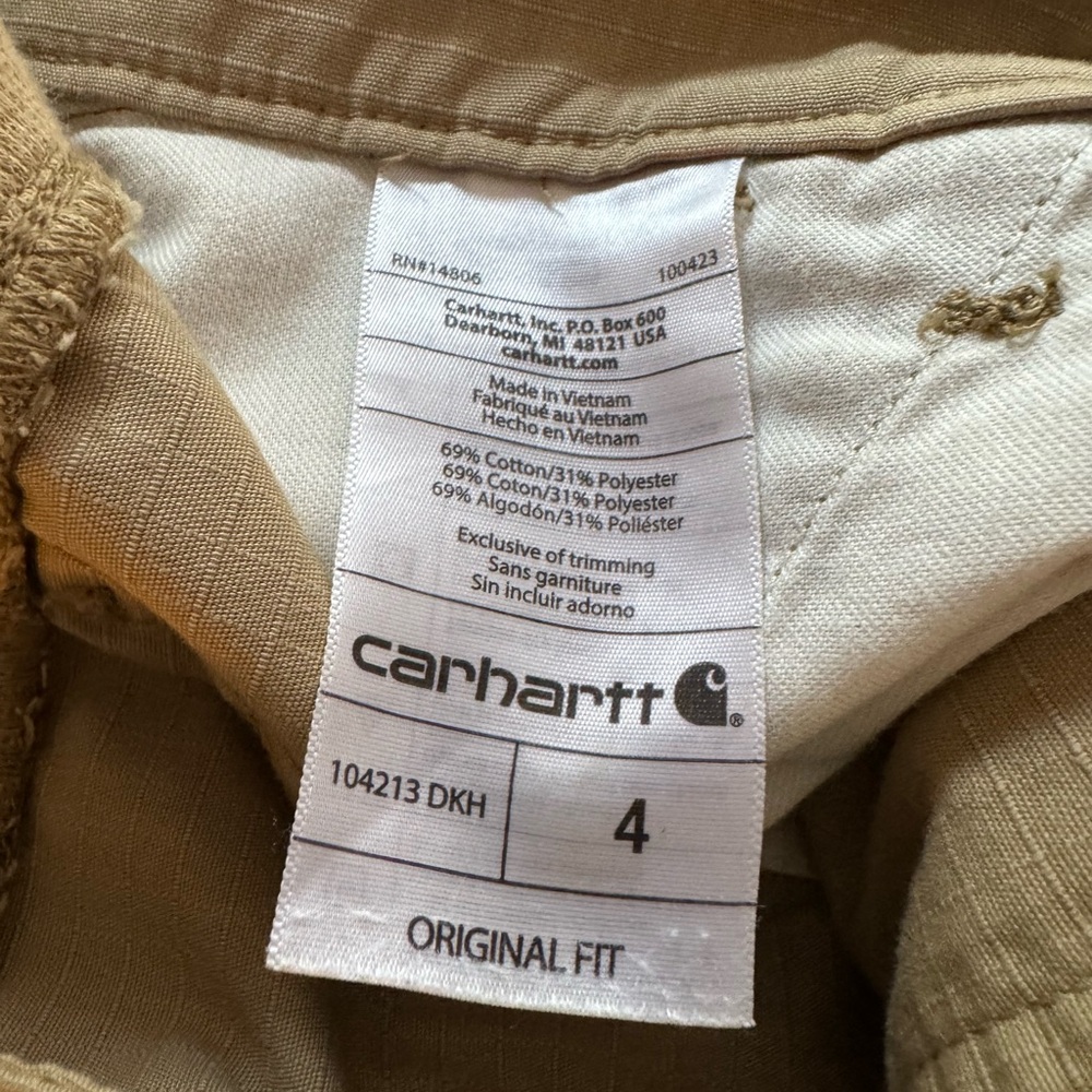 Carhartt Tan Women's Shorts - Picture 4 of 10